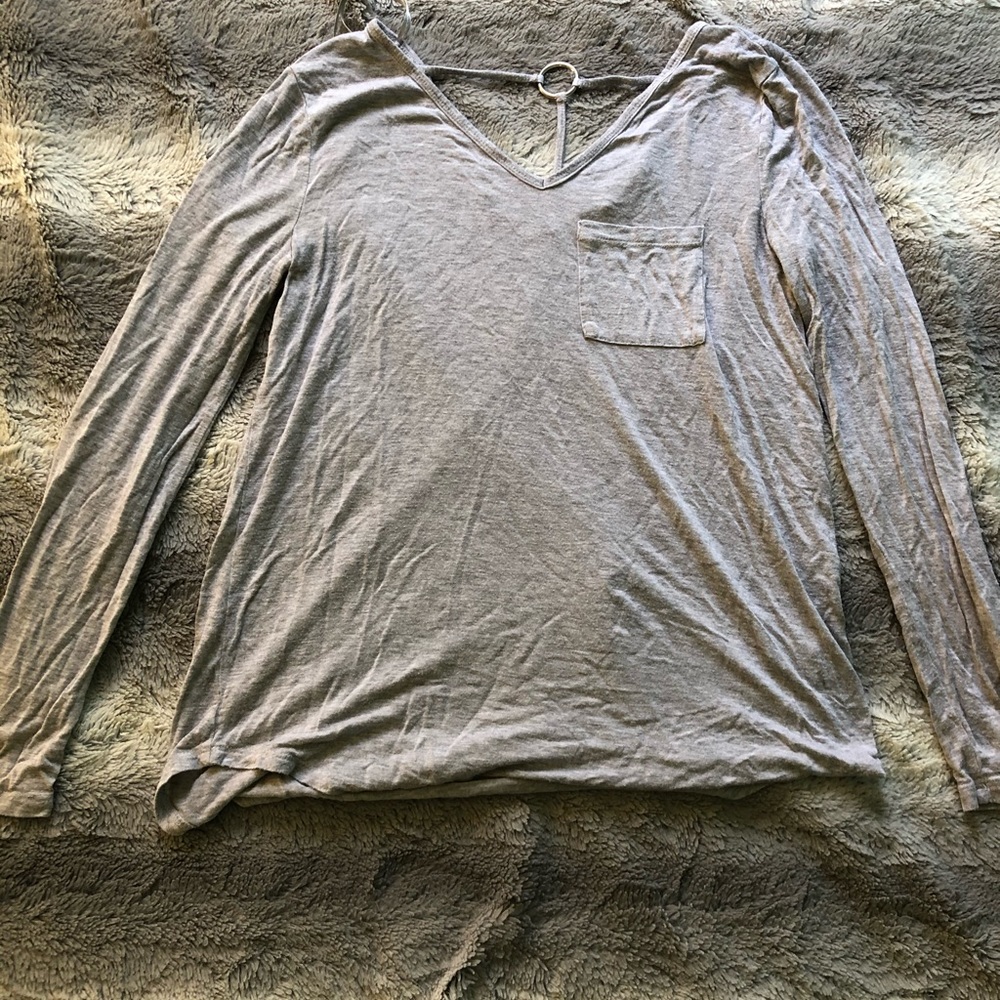 Gray long sleeve